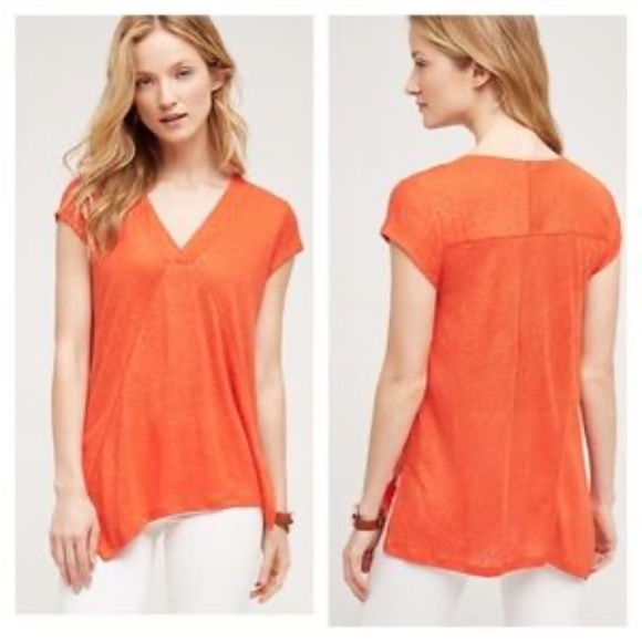 Anthropologie Tops - Host pick 🎉 🎈 Anthropology Meadow Rue 100% linen top